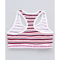 Pine Kids Singlet Anti Microbial & Biowashed Bralettes Pack of 2 - Red