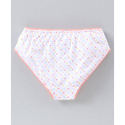 Pine Kids Anti microbial & Bio wash Panties Dot Print Pack of 3 - Pink White