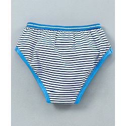 Pine Kids Anti Microbial & Biowashed Panties Pack of 3 - Blue White