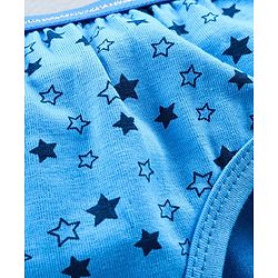 Pine Kids Anti Microbial & Biowashed Panties Pack of 3 - Blue White
