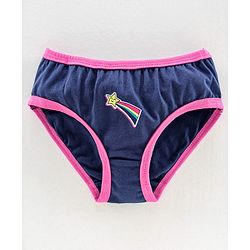 Pine Kids Anti Microbial & Biowash Panties Multiprint Pack of 3 - Pink Blue