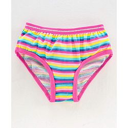 Pine Kids Anti Microbial & Biowash Panties Multiprint Pack of 3 - Pink Blue