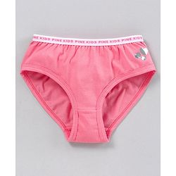 Pine Kids Anti Microbial & Biowashed Panties Pack of 3 - Pink White