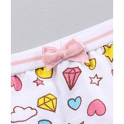 Pine Kids Anti Microbial & Biowashed Panties Pack of 3 - Pink White