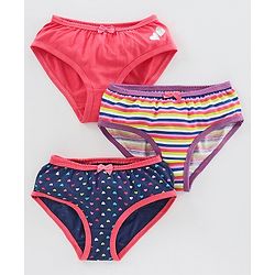 Pine Kids Printed Panties Pack of 3 - Multicolor