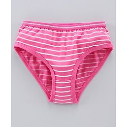 Pine Kids Anti Microbial & Bio Wash Hipster Panties Butterfly Print Pack of 3 - White Rose Pink
