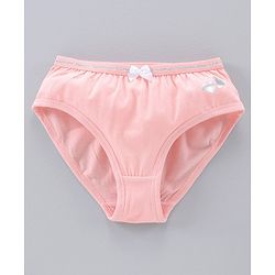 Pine Kids Anti Microbial & Bio Wash Hipster Panties Heart Print Pack of 3 - Navy Peony Seashell Pink Black