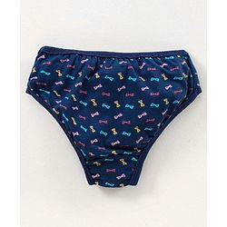 Pine Kids Anti microbial & Bio wash Panties Printed Pack of 3 - Blue Pink