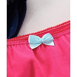 Pine Kids Anti microbial & Bio wash Panties Printed Pack of 3 - Blue Pink