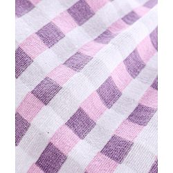 Pine Kids Anti Microbial & Biowash Checks Panties Pack of 3 - Pink Blue Purple