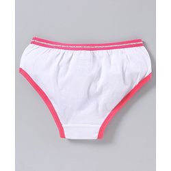 Pine Kids Anti Microbial & Bio Wash Hipster Panties Strawberry Print Pack of 3 - Rose Quartz Camella Rose White Pink
