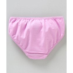Pine Kids Anti Microbial & Biowash Panties Crown Print Pack of 3 - Pink White Multicolour