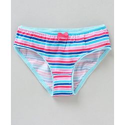 Pine Kids Anti Microbial & Biowash Panties Crown Print Pack of 3 - Pink White Multicolour
