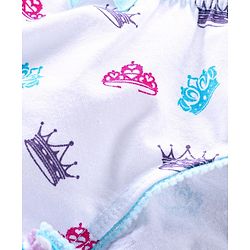Pine Kids Anti Microbial & Biowash Panties Crown Print Pack of 3 - Pink White Multicolour