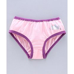 Pine Kids Anti Microbial & Biowash Panties Crown Print Pack of 2 - Pink Blue