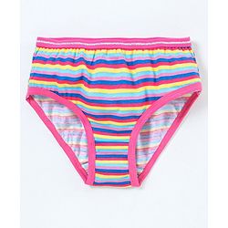 Pine Kids Anti microbial & Bio wash Hipster Panties Assorted Print - Hot Pink, Navy Blue