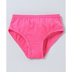 Pine Kids Anti Microbial and Bio Wash Cotton Panties Pack of 3 - Pink