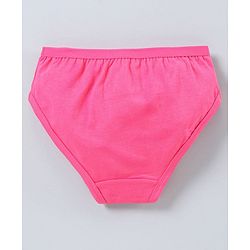 Pine Kids Anti Microbial and Bio Wash Cotton Panties Pack of 3 - Pink