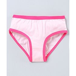 Pine Kids Anti Microbial and Bio Wash Cotton Panties Pack of 3 - Pink