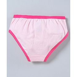 Pine Kids Anti Microbial and Bio Wash Cotton Panties Pack of 3 - Pink