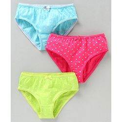 Pine Kids Anti Microbial & Biowash Panties Pack of 3 - Multicolour