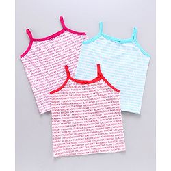 Pine Kids Singlet Slips Pack of 3 - Multicolor