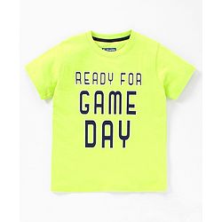 Pine Kids 100% Cotton & Bio wash Half Sleeves Tees Pack of 3 - Yellow Blue Green