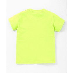 Pine Kids 100% Cotton & Bio wash Half Sleeves Tees Pack of 3 - Yellow Blue Green