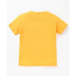 Pine Kids 100% Cotton & Bio wash Half Sleeves Tees Pack of 3 - Yellow Blue Green