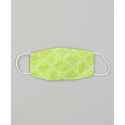 Pine Kids Printed Indo Western Ethnic Set with Mask - Green