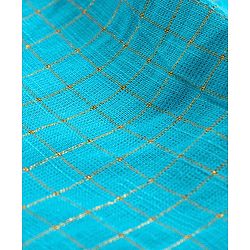 Pine Kids Full Sleeves Kurta With Embroidered Placket - Aqua Blue