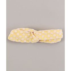 Pine Kids Sleeveless Frock with Nylon Mesh Embroidery All Over - Yellow