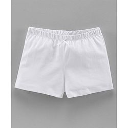 Pine Kids Organic Cotton Anti Bacterial Shorts Pack of 3 - White