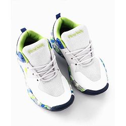 Pine Kids Sports Shoes - White Blue