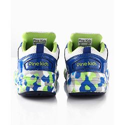 Pine Kids Sports Shoes - White Blue