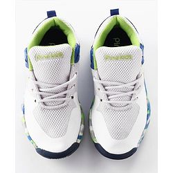 Pine Kids Sports Shoes - White Blue