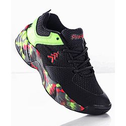 Pine Kids Sports Shoes - Black Green