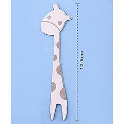 Pine Kids Stainless Steel Fruit Fork Pack of 4 - Length 12.5 cm Each