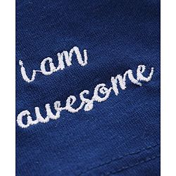 Pine Kids Half Sleeves Top - Navy Blue