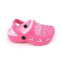 Pine Kids Clogs with Backstrap Vibes Patch - Pink