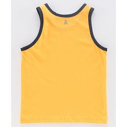 Pine Kids Sleeveless Anti Microbial and Biowash Vest Pack of 3 - Yellow