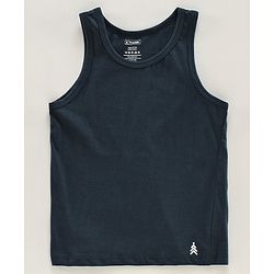 Pine Kids Sleeveless Anti microbial & Biowash Vests Pack of 3 - Red Navy Blue White