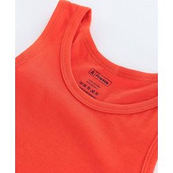 Pine Kids Sleeveless Anti Microbial and Biowash Vest Pack of 3 - Orange