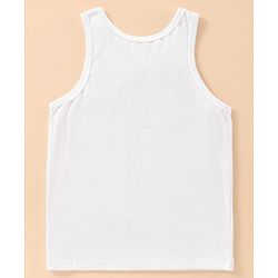 Pine Kids 100% Cotton Sleeveless Biowashed & Antimicrobial Vests Pack of 2 - Multicolor