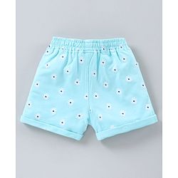 Pine kids Mid Thigh Shorts Floral Print - Blue