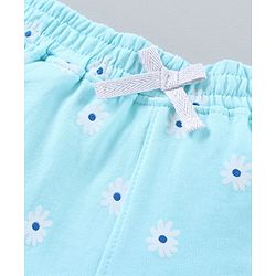 Pine kids Mid Thigh Shorts Floral Print - Blue