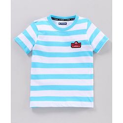 Pine Kids Half Sleeves 100% Cotton Biowashed Tee Pack of 3 - Blue Yellow
