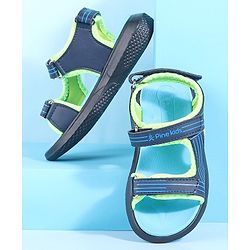 Pine Kids Solid Color Sandals - Green