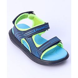 Pine Kids Solid Color Sandals - Green