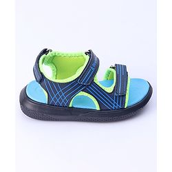 Pine Kids Solid Color Sandals - Green